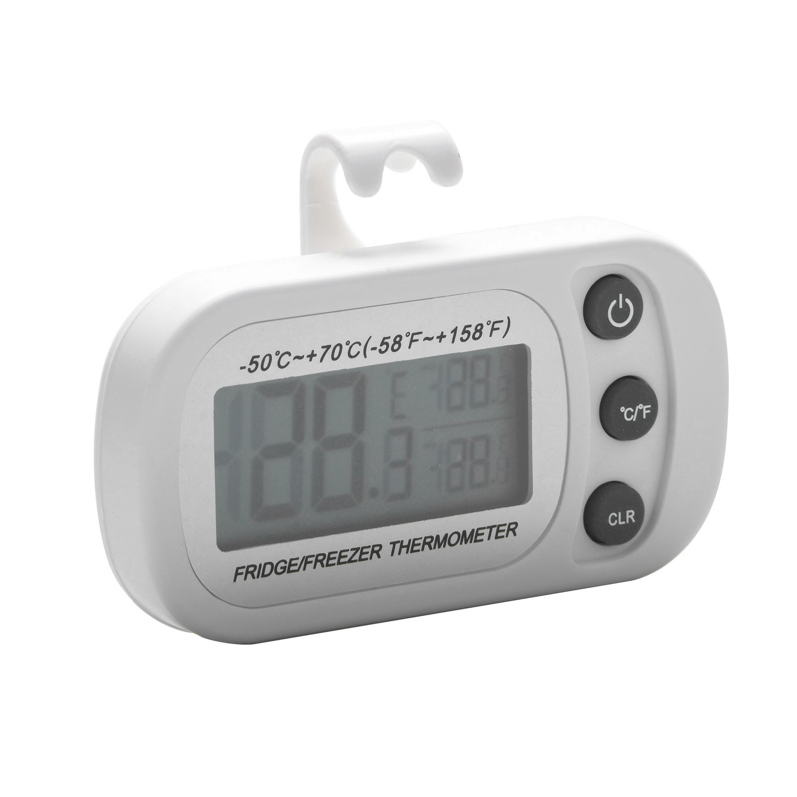 Digital Freezer Refrigerator Thermometer with LCD Display Temp Memory Gauge