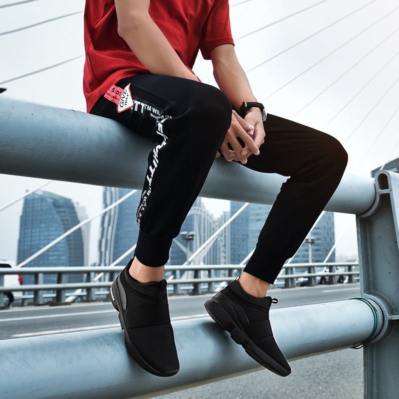 Men's Casual Slip on Tennis Shoes Outdoor Walking Athletic Running Sneakers Gym