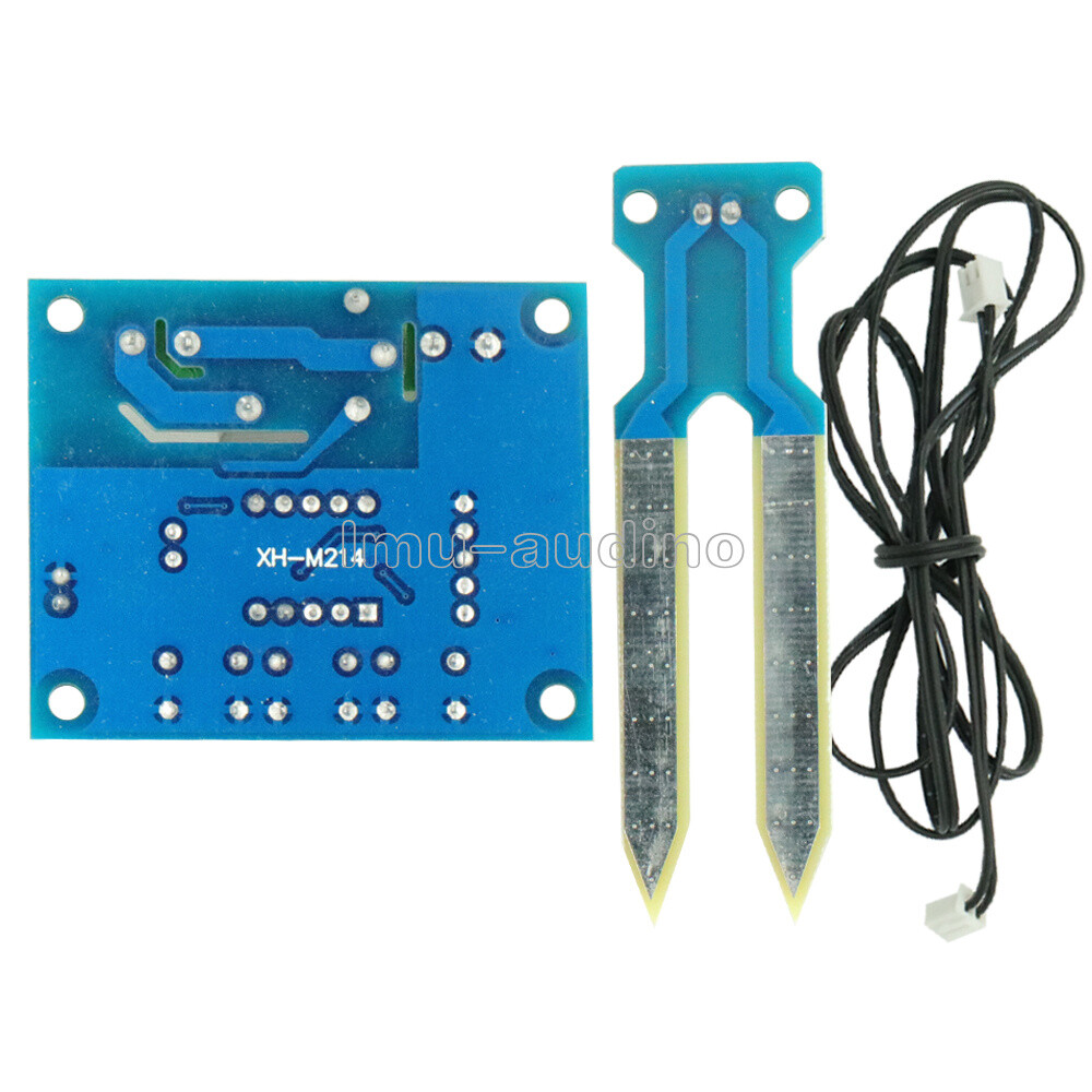 Digital DC12V LED Soil Moisture Sensor Humidity Watering Relay Controller Module