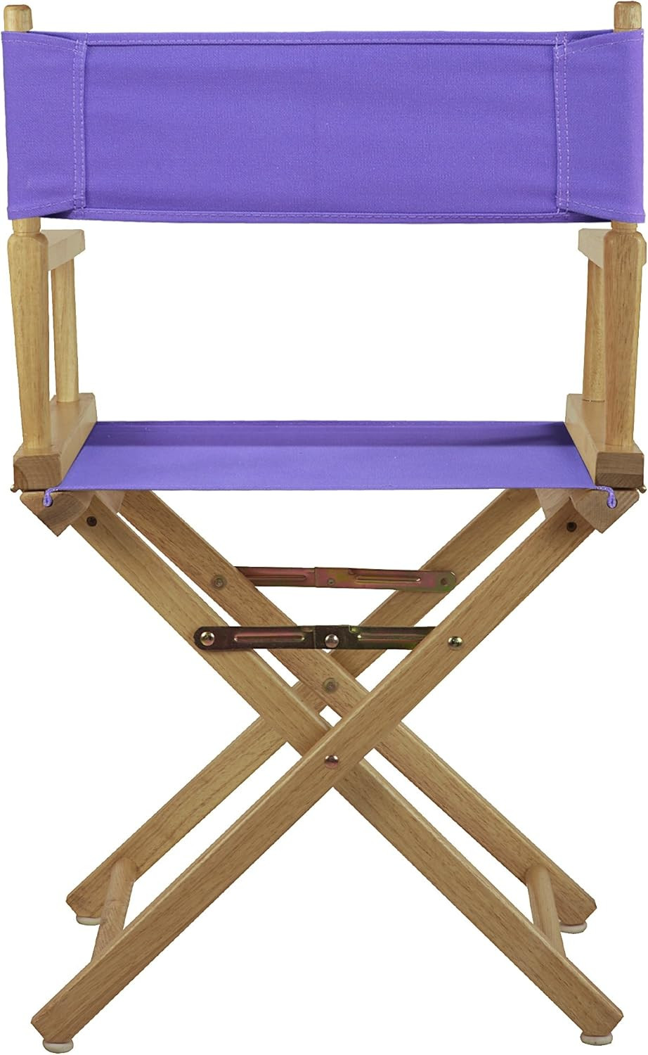 200-00/021-41 Director Chair 18" - Classic Height Natural Frame/Purple Canvas