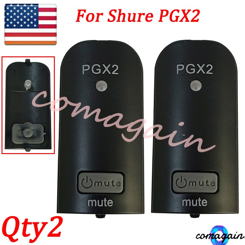For Shure PGX2 Mic Microphone Wireless Control Switch Bezel Cover Shell *2PCS