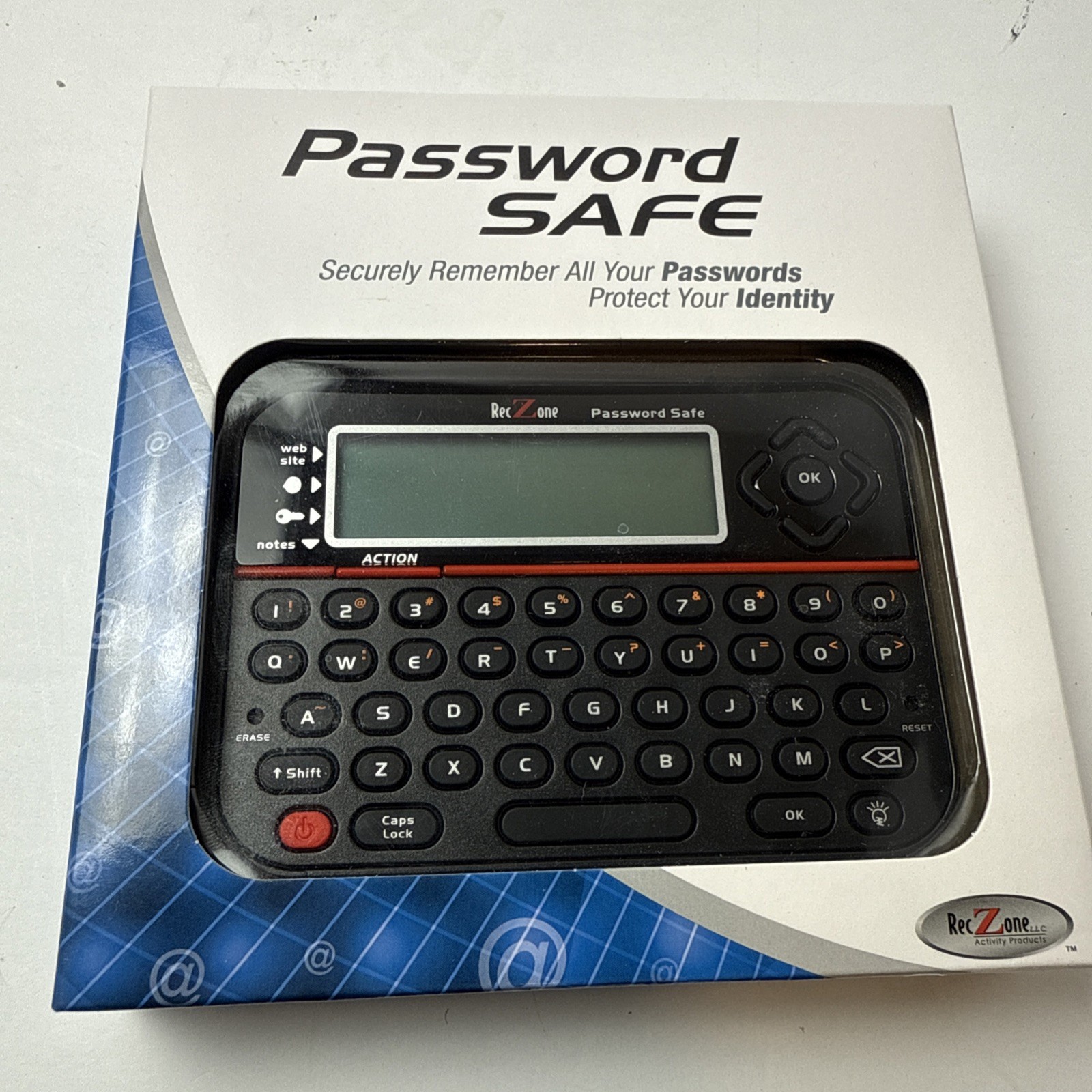 New Password Keeper Safe Vault Password Organizer RecZone Model 595