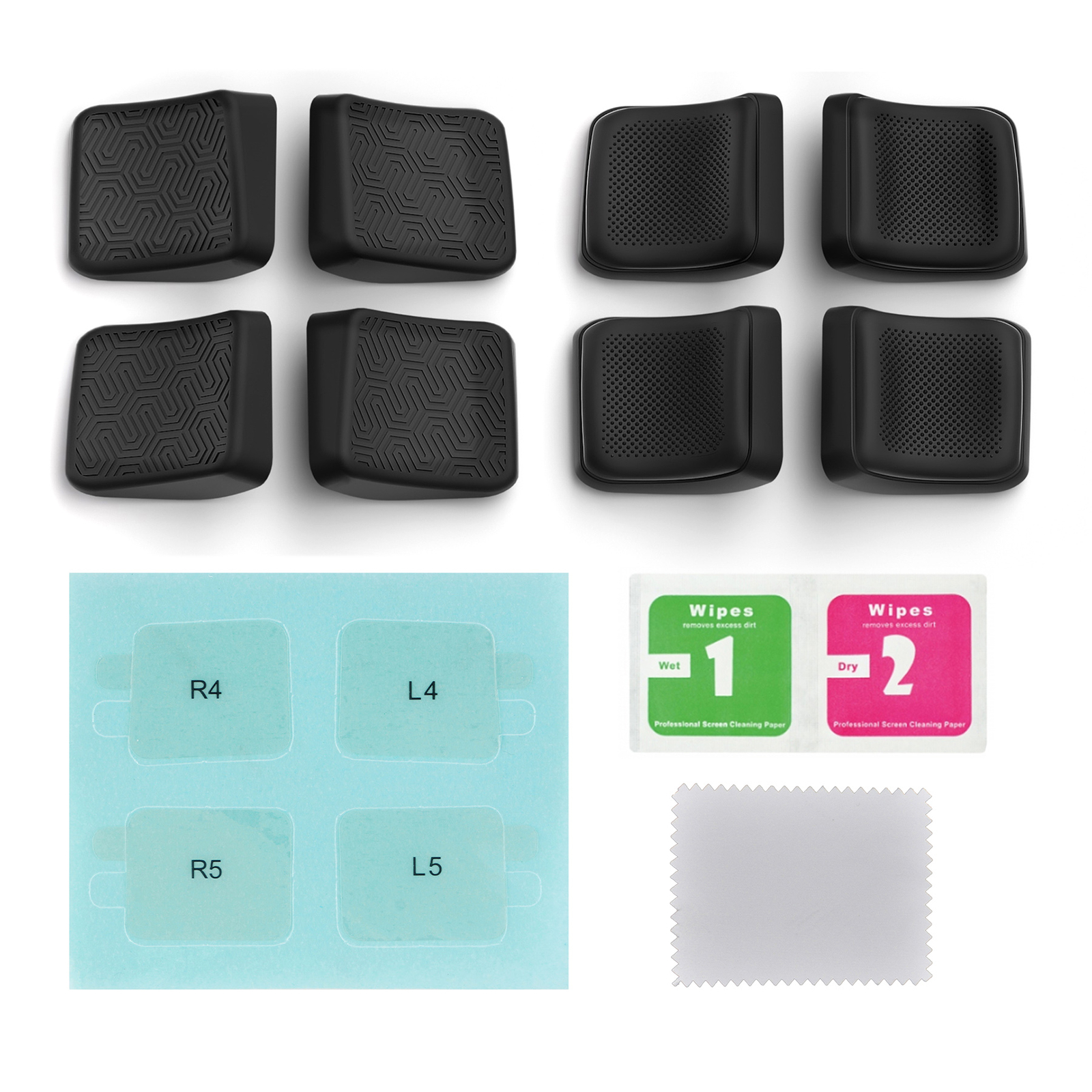 MIX Version Back Buttons Set for Steam Deck OLED - Streamlined Studded Design