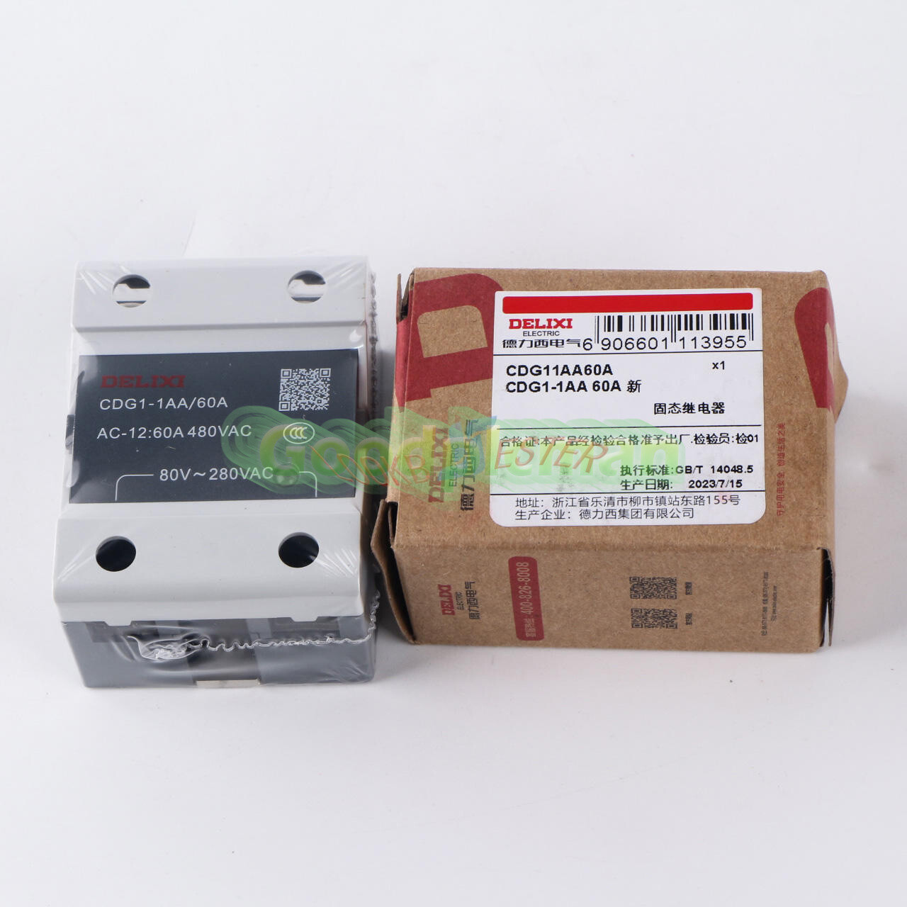 Delixi CDG1-1AA CDG11AA/60A Series Solid State Relay CDG1-1AA 60A New 1Pcs/