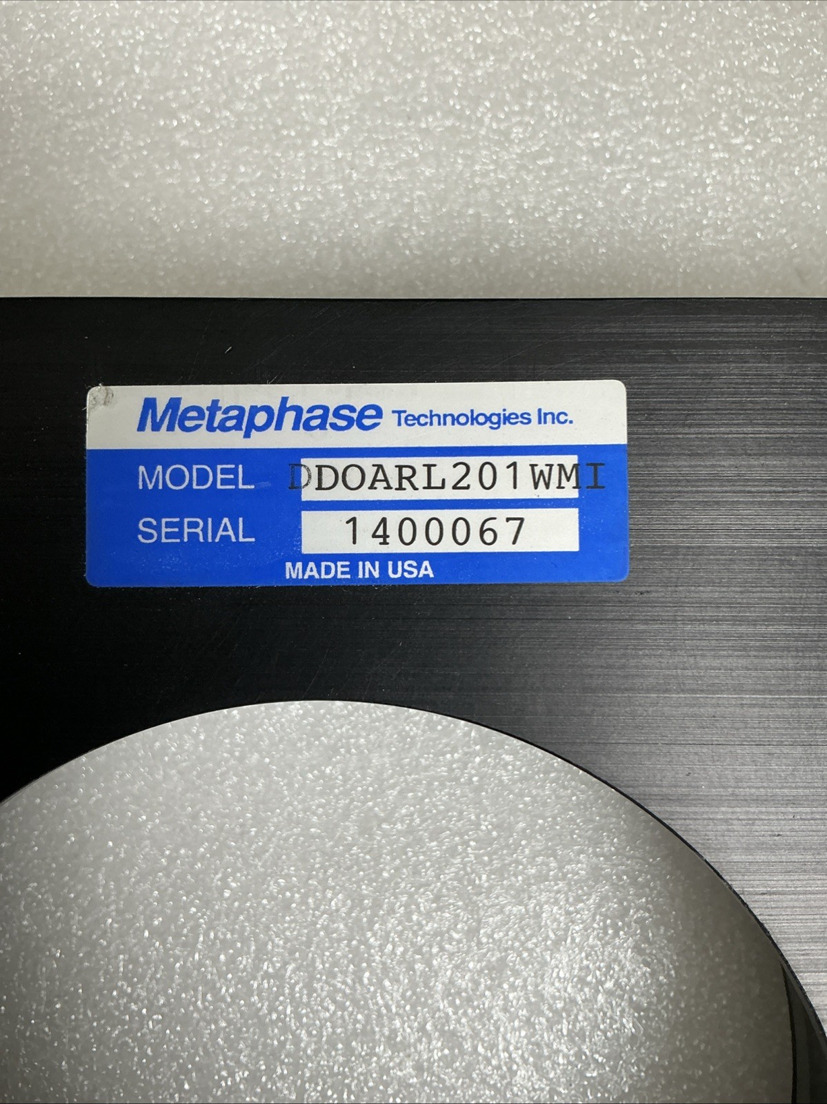 Metaphase DDOARL201WMI off-Axis Ring Light USED