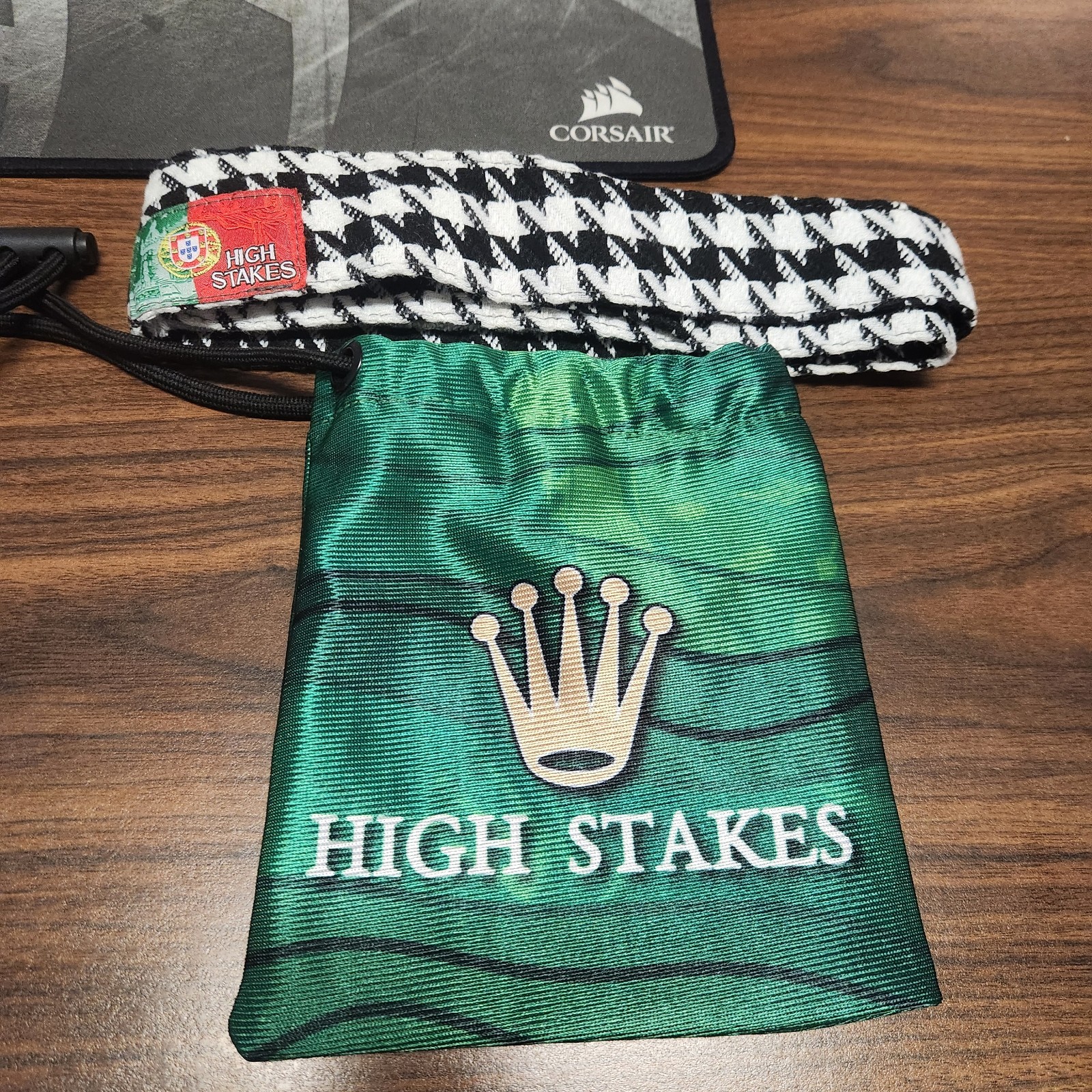 High Stakes Headband Portugal Houndstooth
