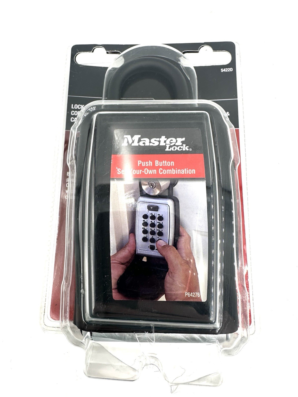 Master Lock Lock Box Combination Push Button Portable Key Safe New Open Box