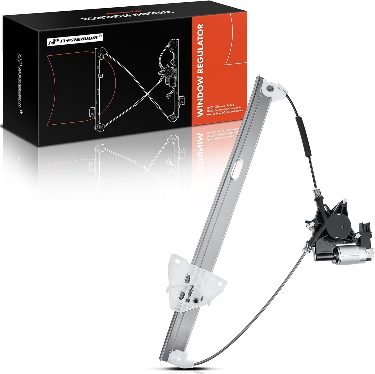 A-Premium Electric Power Window Regulator w/Motor Compatible w/Mazda CX-9 2007-2