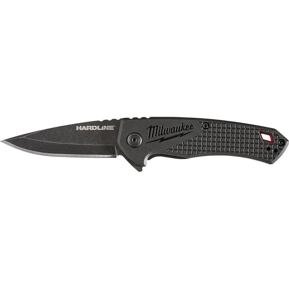 Milwaukee 2.5 In. Hardline Smooth Drop Point Blade Pocket Knife
