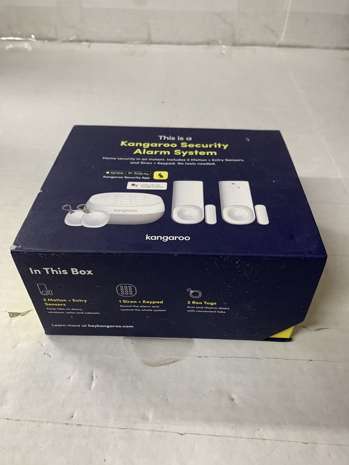 NEW KANGAROO Security Alarm System, NEW OPEN BOX!!