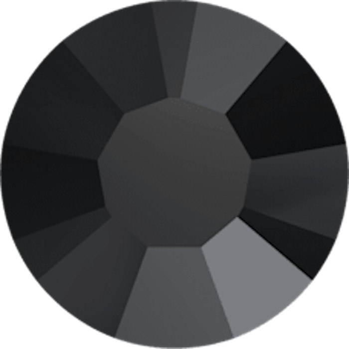 JET Black 20ss 5mm IHC Stellar Austrian Crystal A293 Flatback Rhinestones 144
