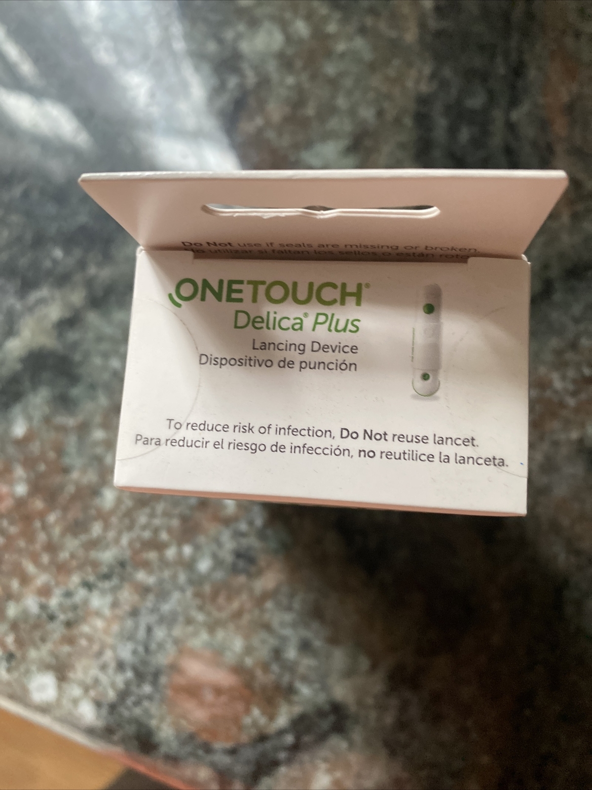 NEW One Touch Delica Plus Lancing Device 13 Depth Settings 30 G For Blood Sample
