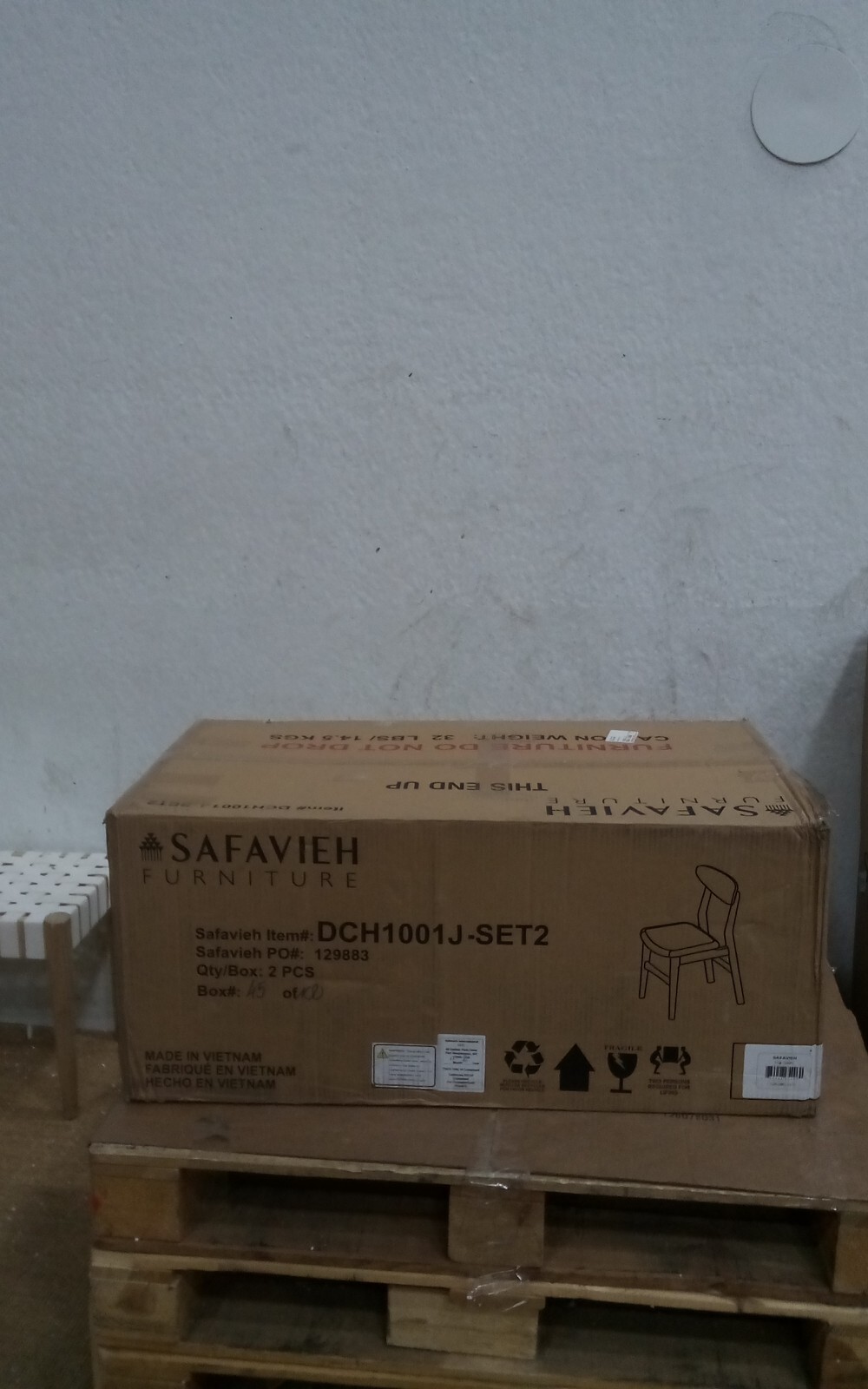 Safavieh LUCCA RETRO DINING CHAIR, Reduced Price 2172725447 DCH1001J-SET2