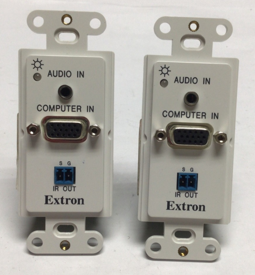 Extron Electronics Wall Mount Single Gang Custom A/V 33-1328-07 Lot of 2