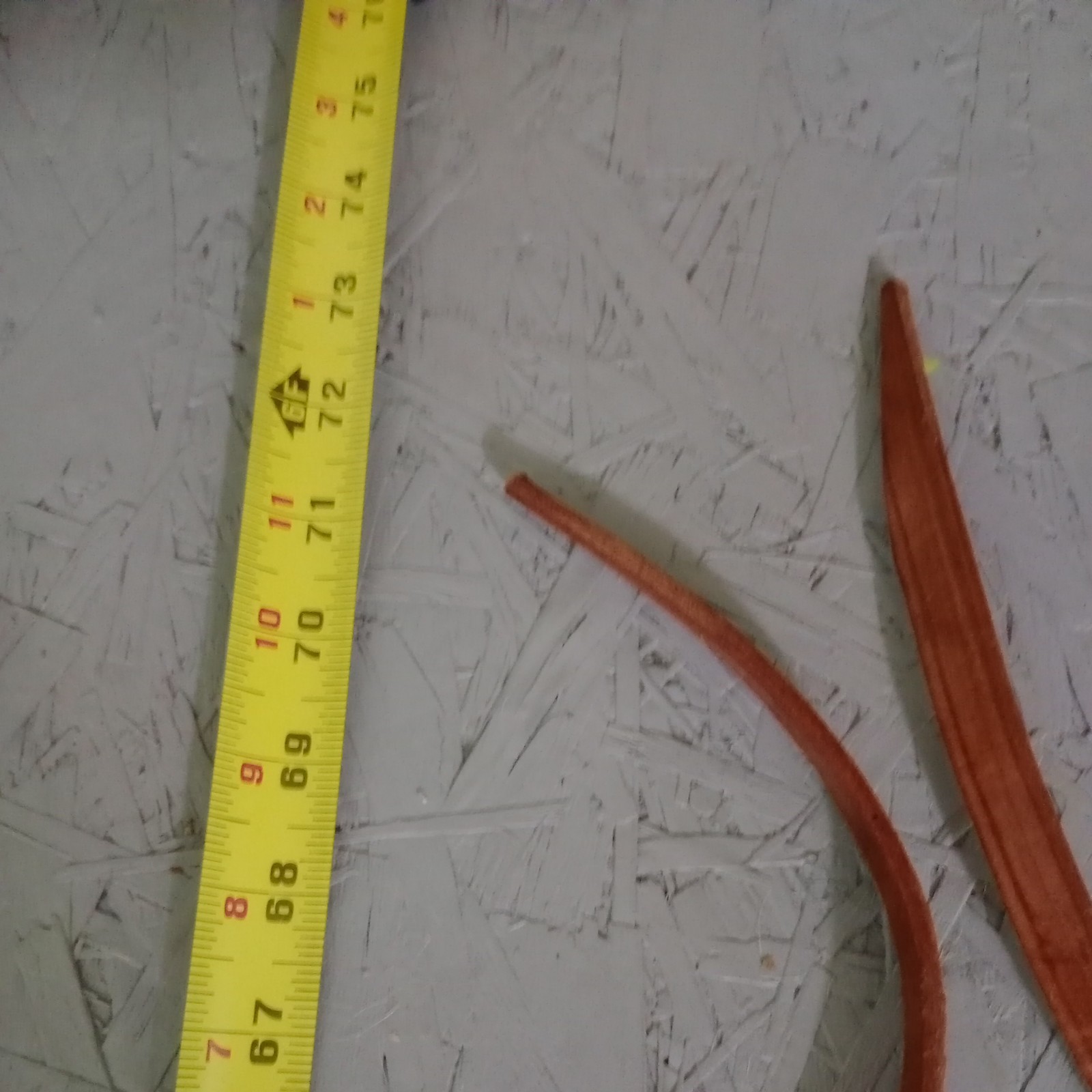 1/2" Brown Leather Western 6'Long ea. Split Reins
