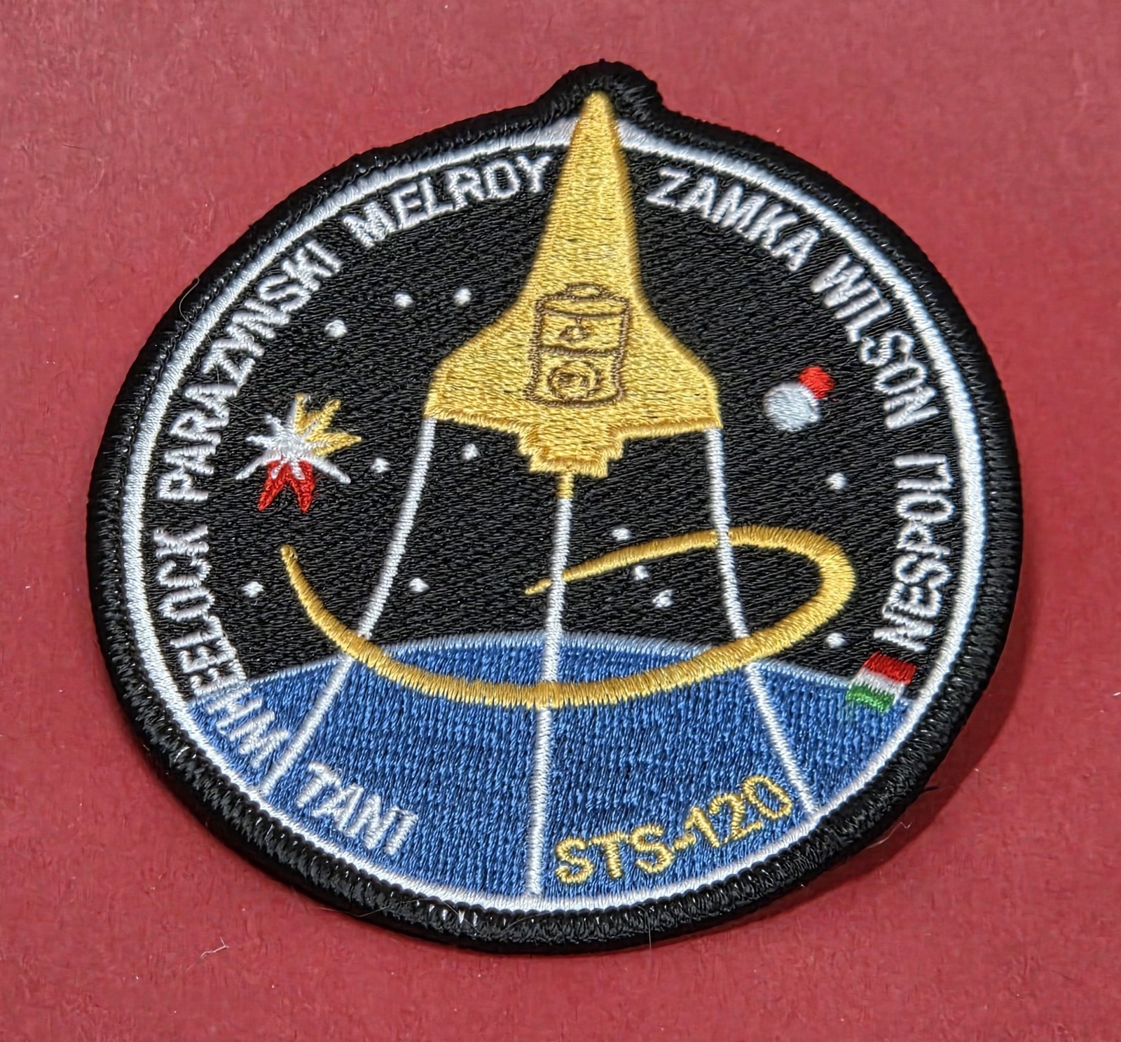 NASA STS-120 4" X 3½" Patch Space Shuttle Discovery ISS ESA Nespoli Melroy Tani