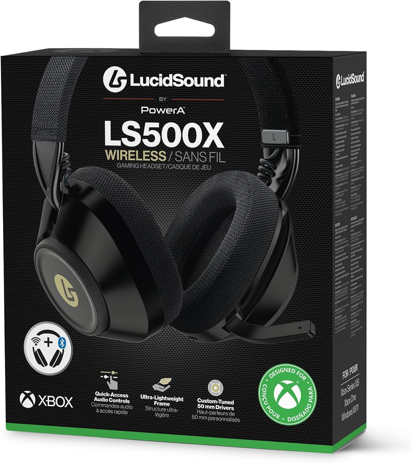PowerA LucidSound LS500X Wireless Gaming Headset Xbox Series X|S One PC Black