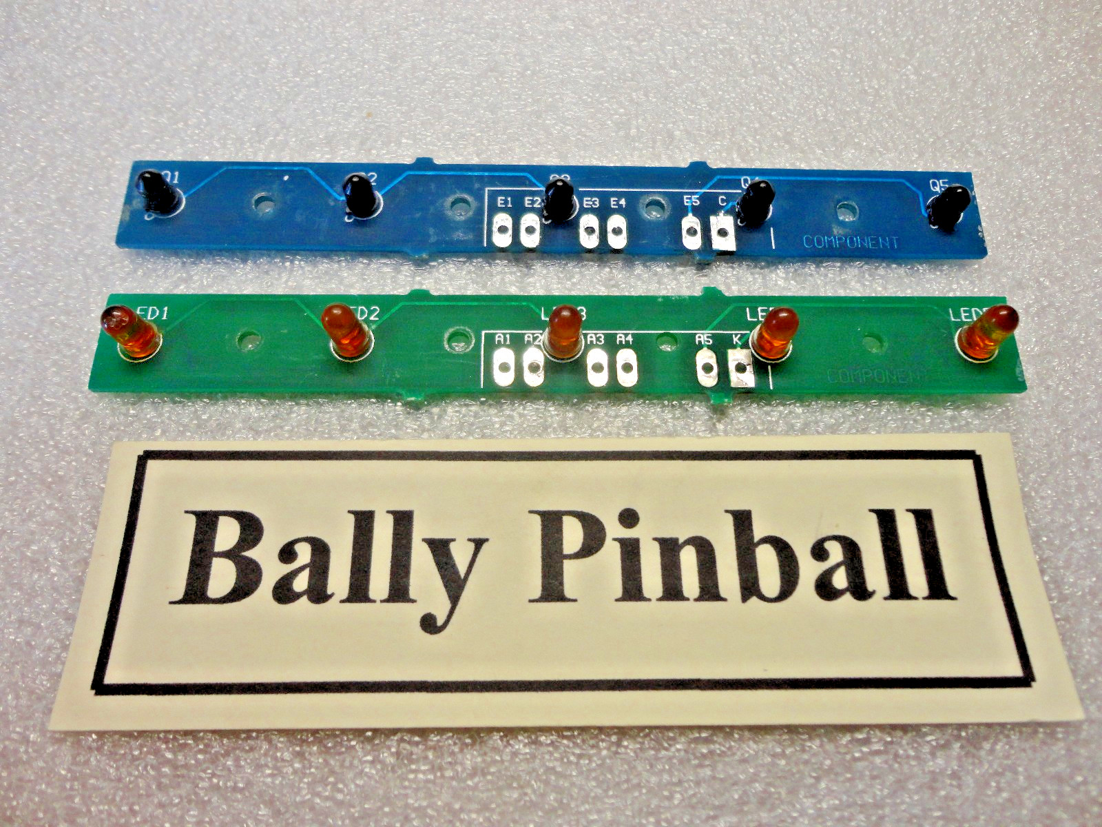Bally Pinball,  DR WHO, Opto 5 target IR board set. Used, Quick Shipping!