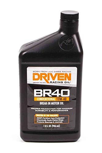 DRIVEN RACING OIL 03706 BR40 10w40 Petroleum Motor Oil 1 Qt. Break In Oil