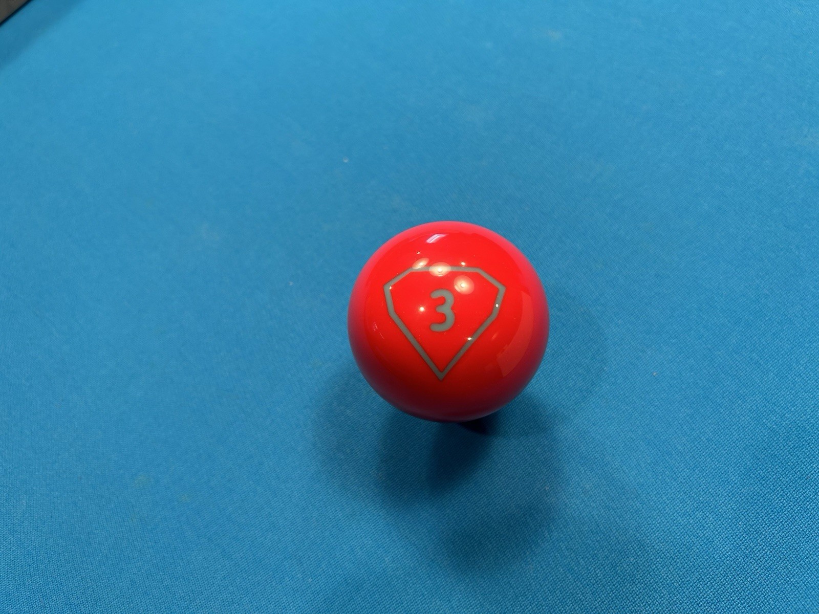 Blue Diamond Individual/replacement/collectable Pool Ball Three/ 3 Ball