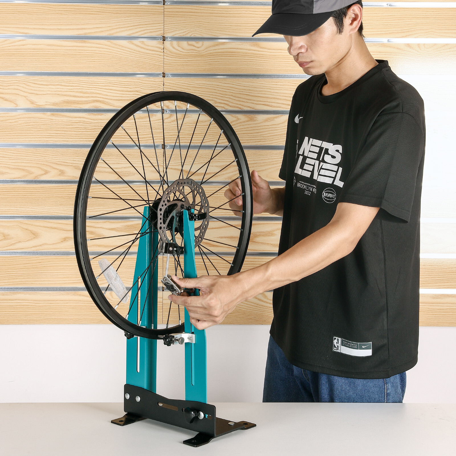 WEST BIKING Bicycle Rotors Wheel Truing Stand MTB Bike Road Wheel Repair Tool