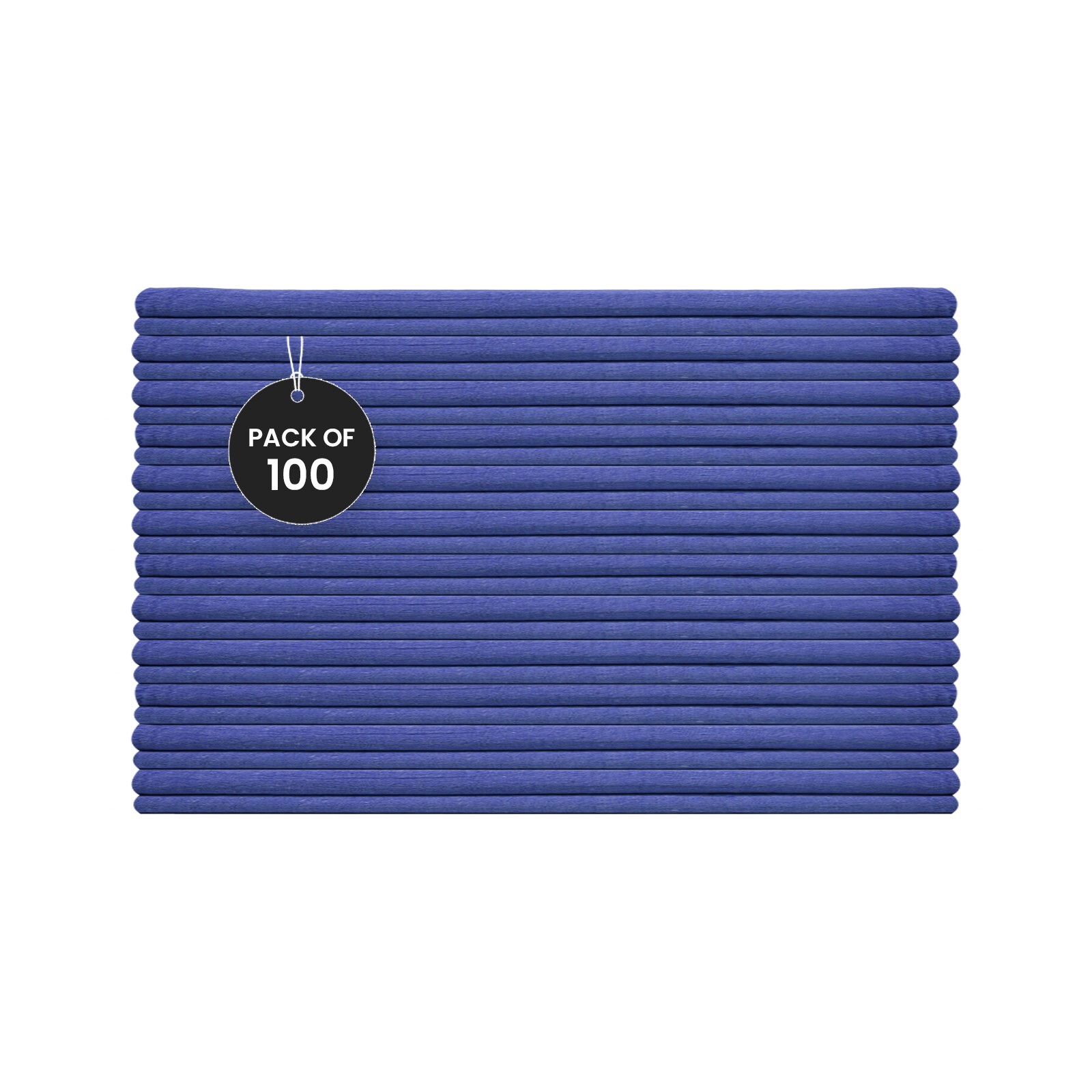 Premium Industrial Shop Rags, Cleaning Towels Blue Wiping Cloth - Pack of 100