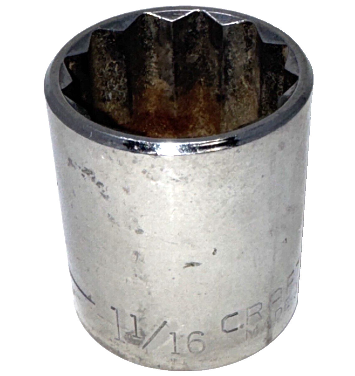 Craftsman 1-1/16 1/2" Drive 12 Point Shallow Socket SAE CG 47515