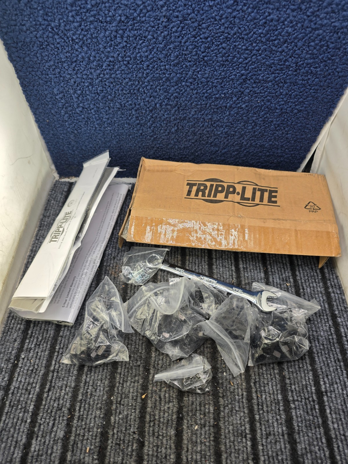 Tripp-Lite Server Rack Enclosure Hardware with 13mm Chrome Combination Wrench