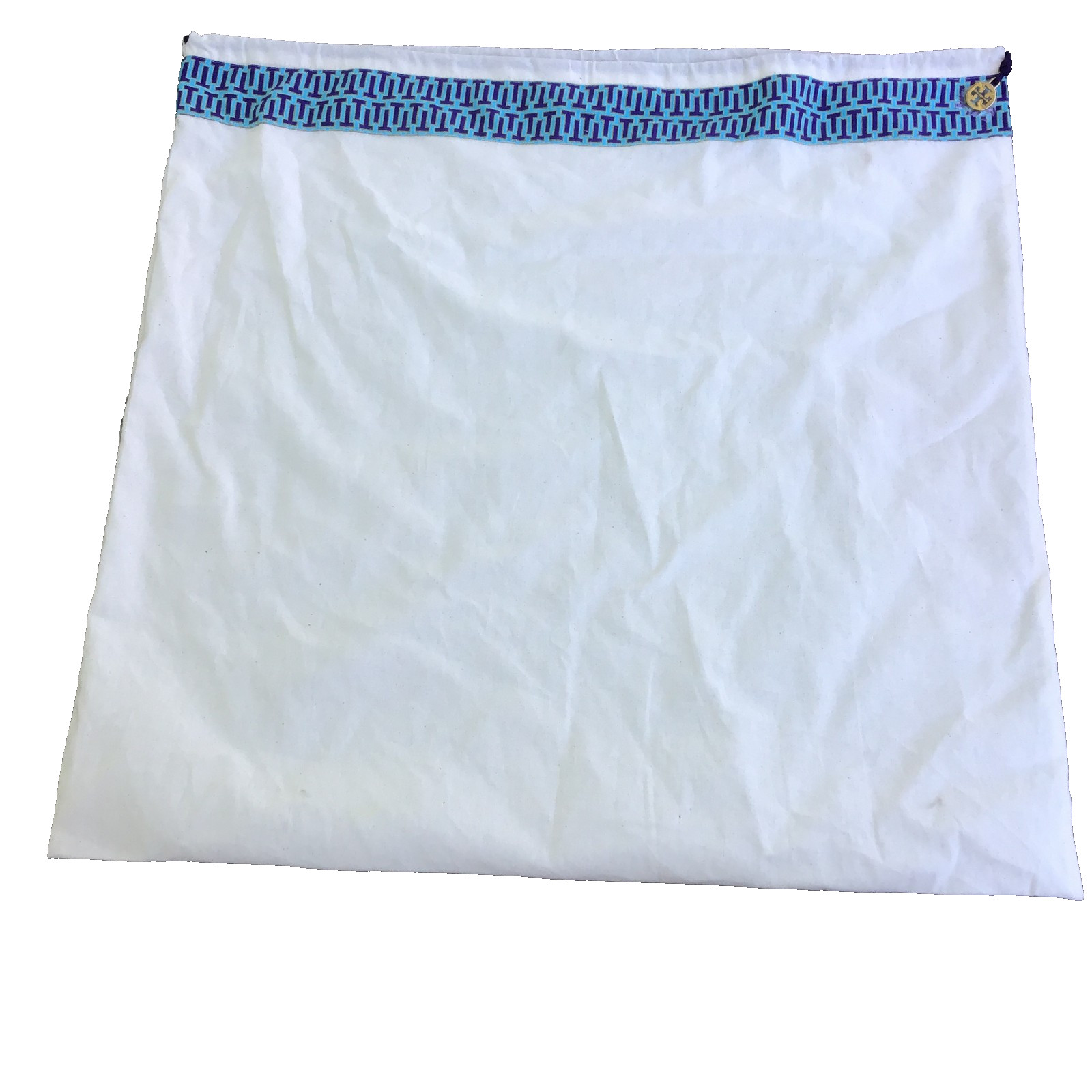 Tory Burch Dust Bag Drawstring Dust Cover 24" x 23" Purple Blue