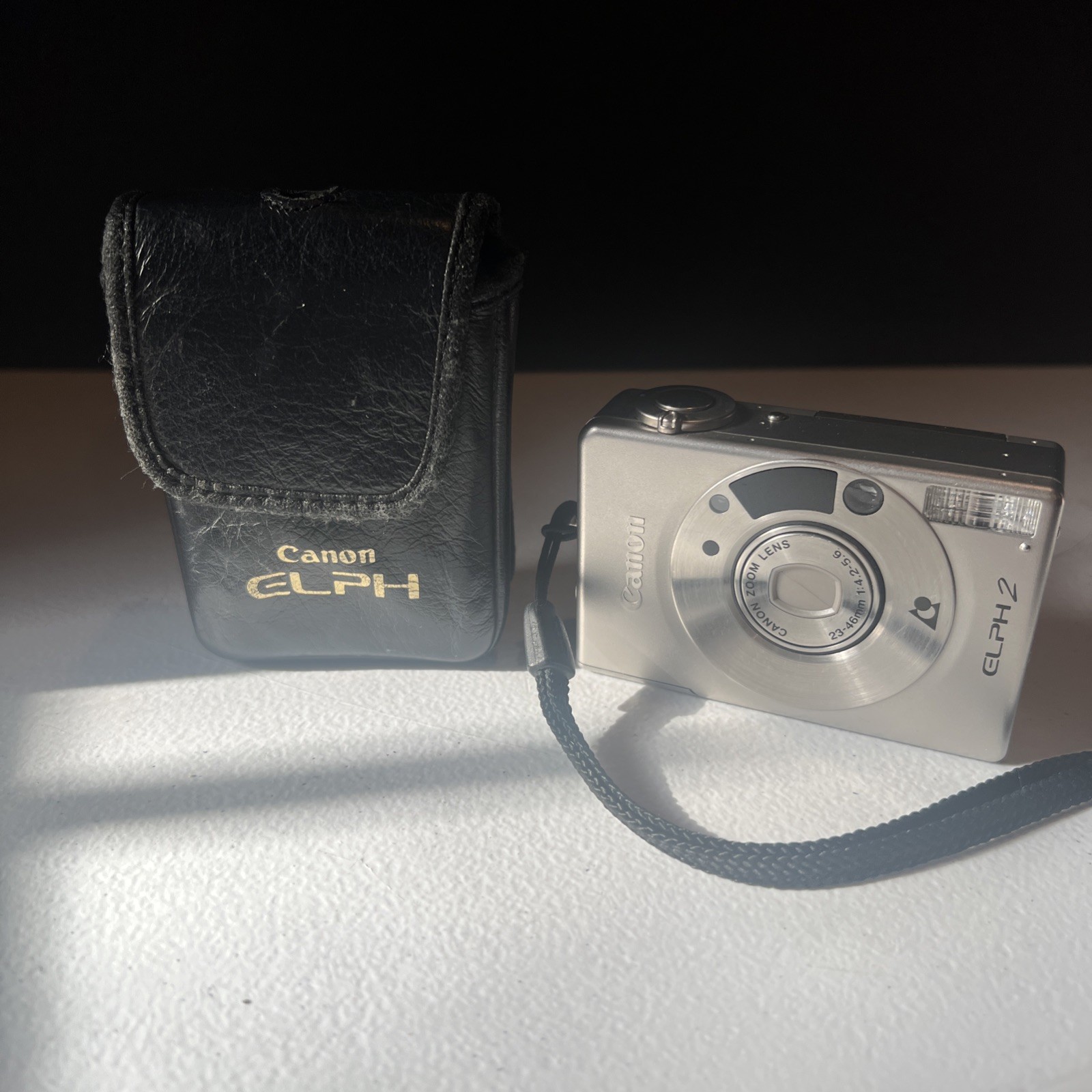 Canon Elph - point and shoot vintage silver camera