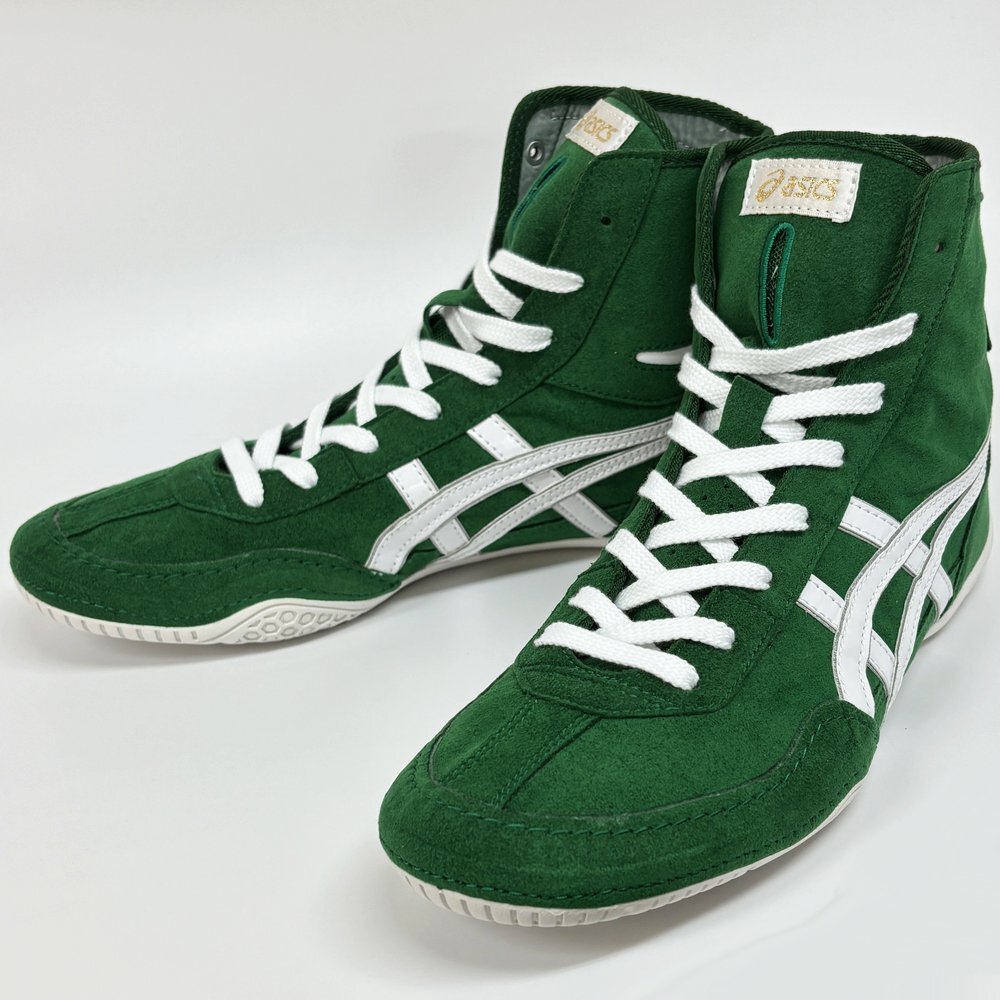 asics Wrestling Shoes PRIME ATTACK Low Cut Original Design Green x White