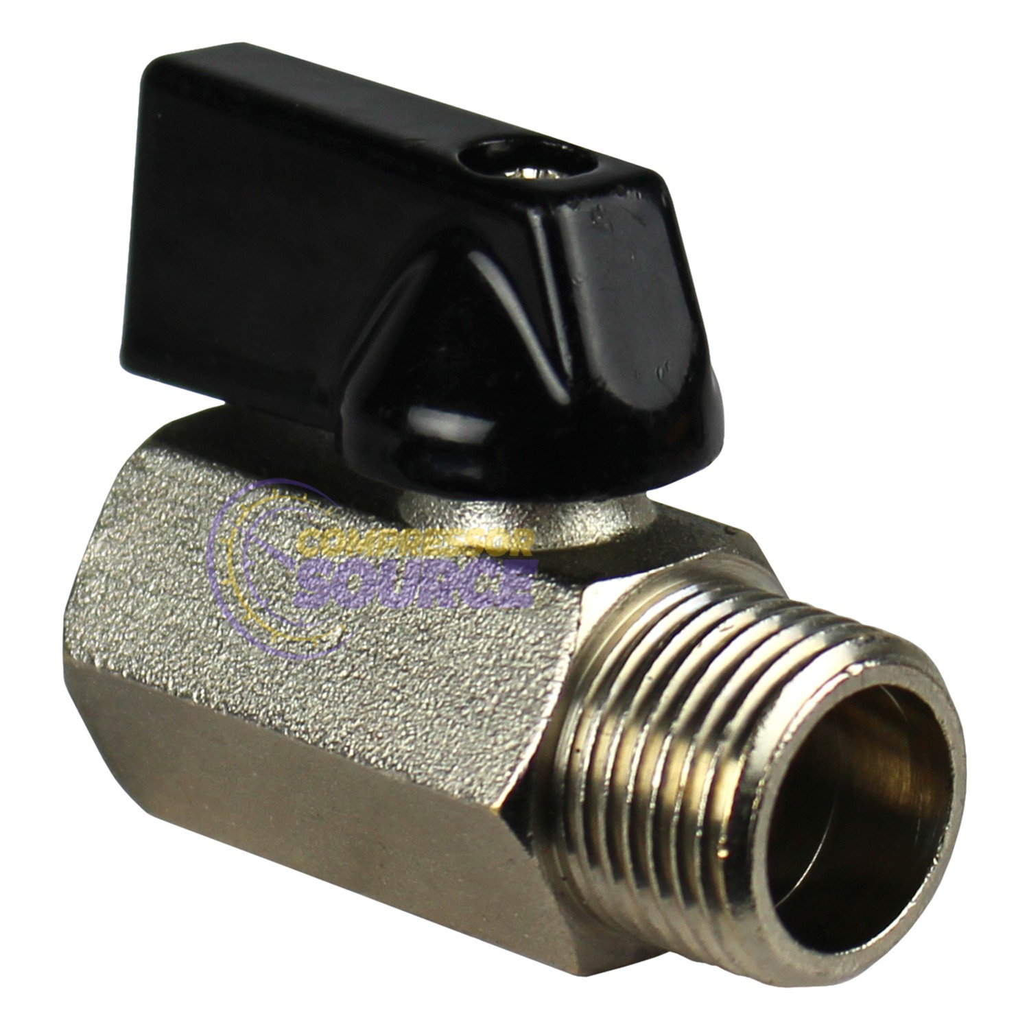 Mini 3/8" Male 3/8 Inch Female NPT Brass Ball Shut Off Valve Water Air Fluid WOG