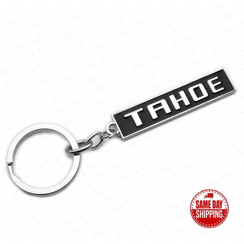 Chevy Tahoe 3D Logo Sport Alloy Car Truck Home Key Keychain Ring Decoration Gift