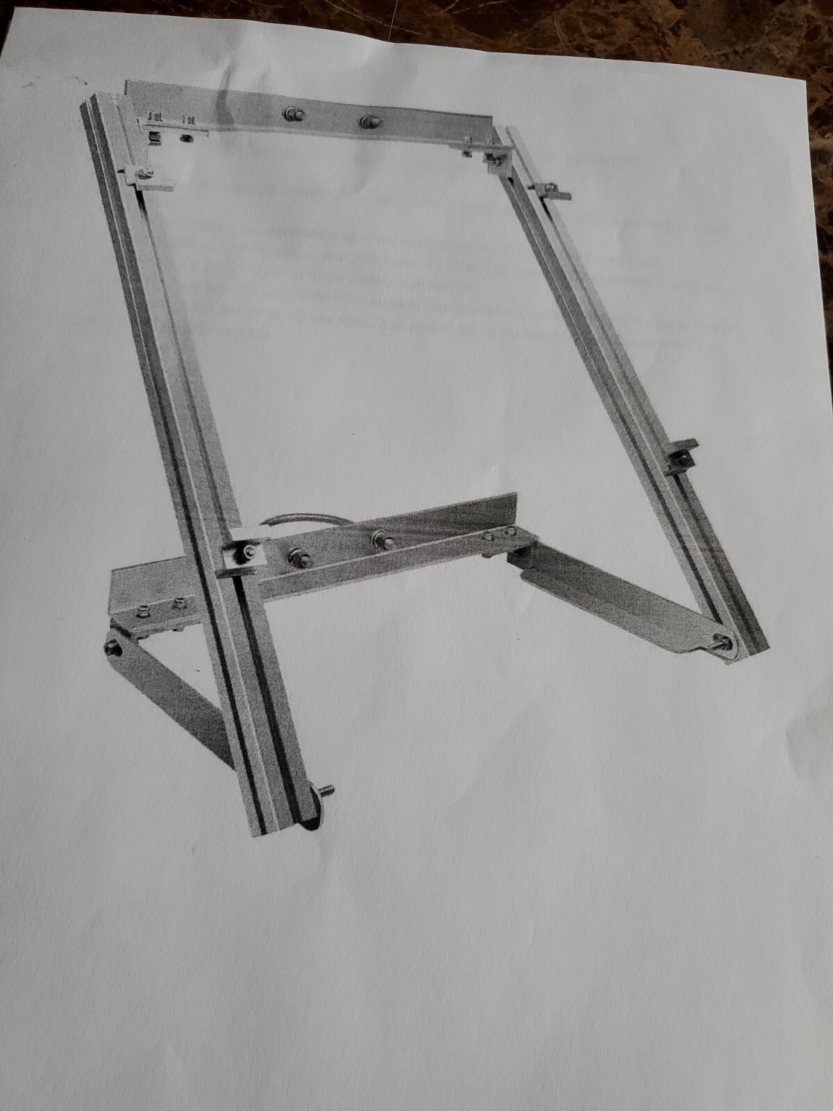 Renogy Solar Panel Side of Pole Mount for 50W/100W Aluminum Single Side Mounting