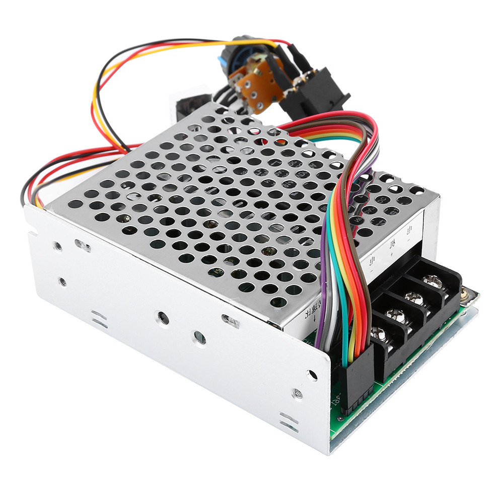 DC10V-55V PWM Brushed DC Motor Speed Controller CW CCW Reversible Switch With