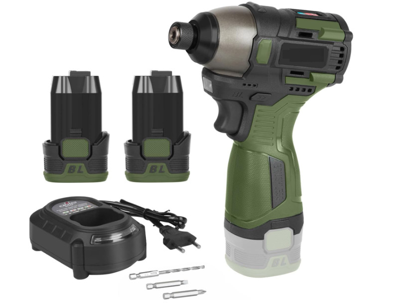 Destornillador impacto 17V 140Nm brushless con 2 baterías y luz LED. NUEVO