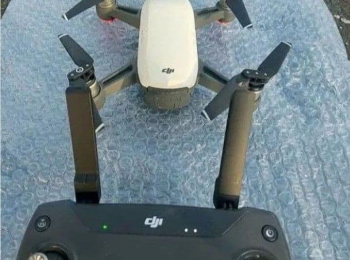 DJI Spark Drone Fly More Combo With Battery Controller Charger Case