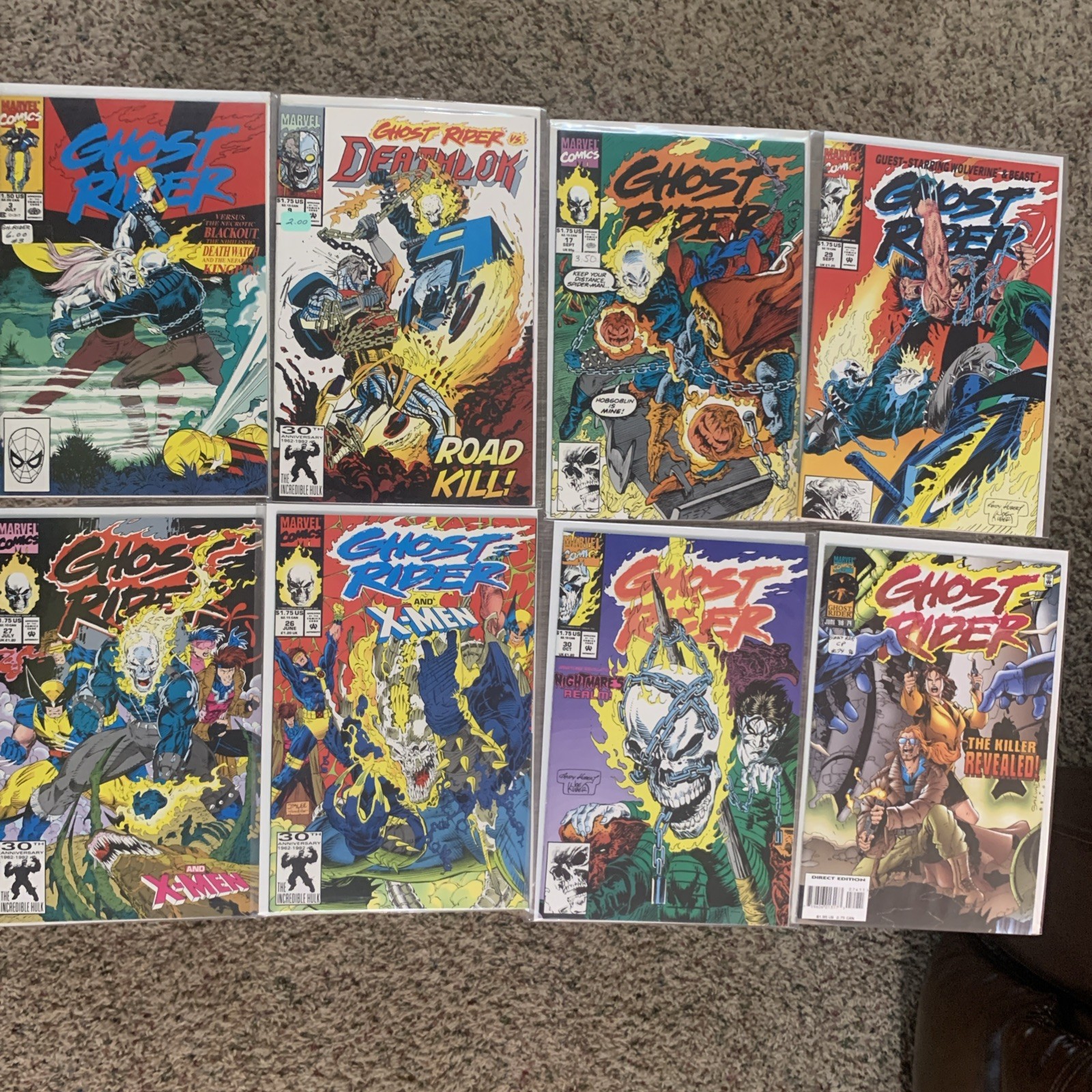 Ghost Rider Lot of 8 Vintage High Grade Marvel Comics