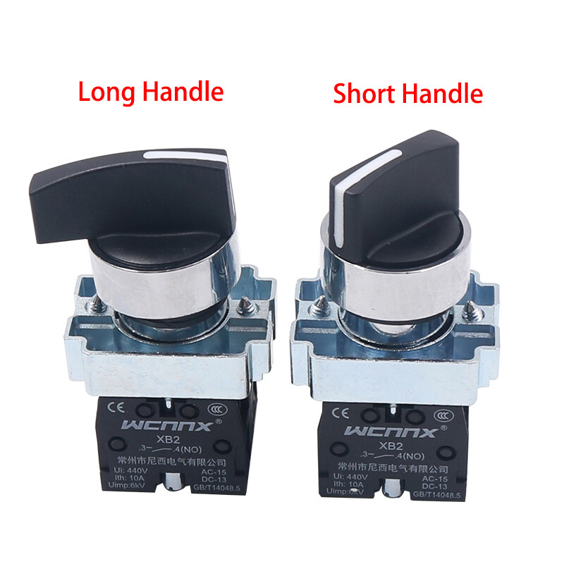 22mm Rotary Control Switch 2/3 Position Panel Mount Changeover Selector XB2 10A