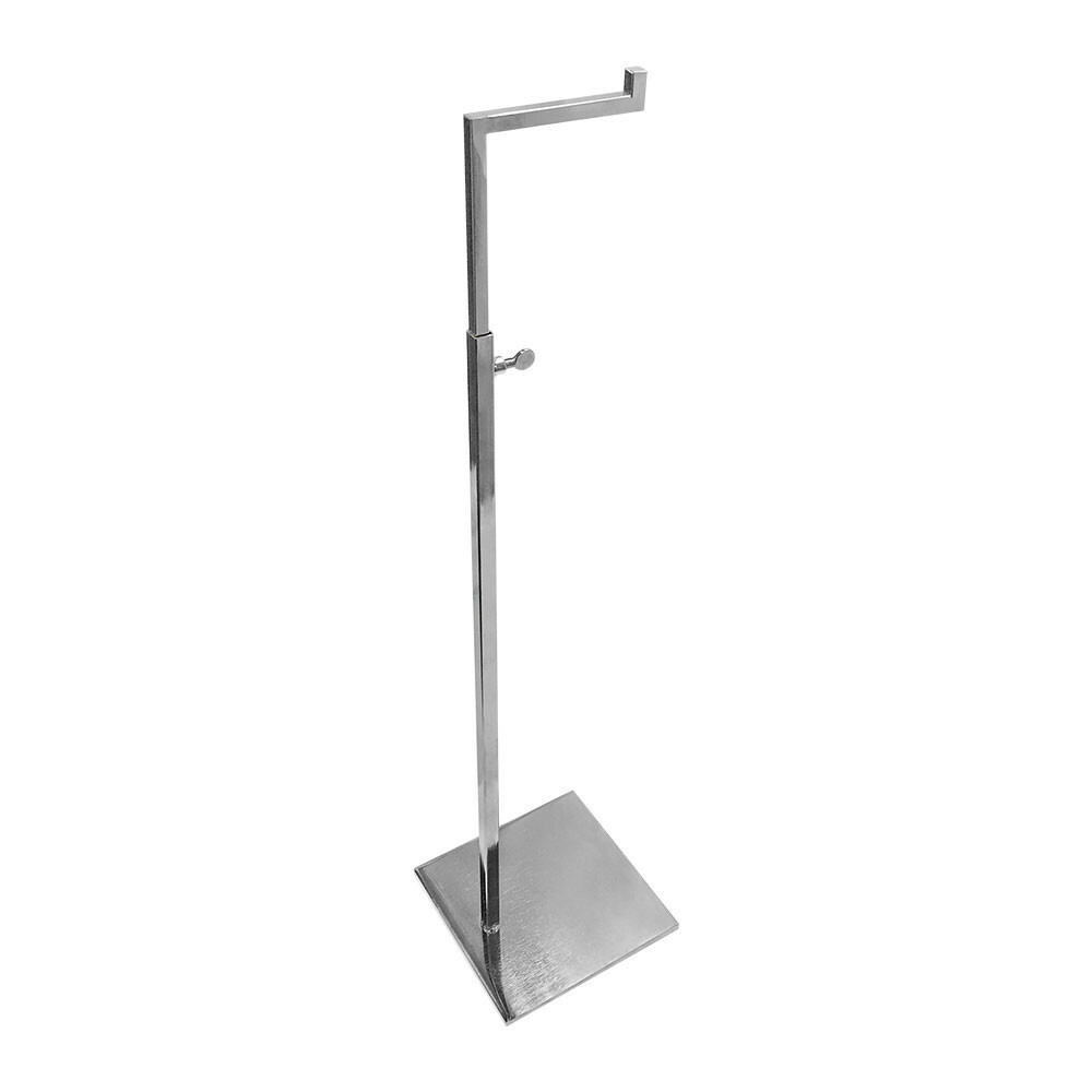 Adjustable Single Hook Scarves Purse Handbag Display Stand Retail Store-Chrome