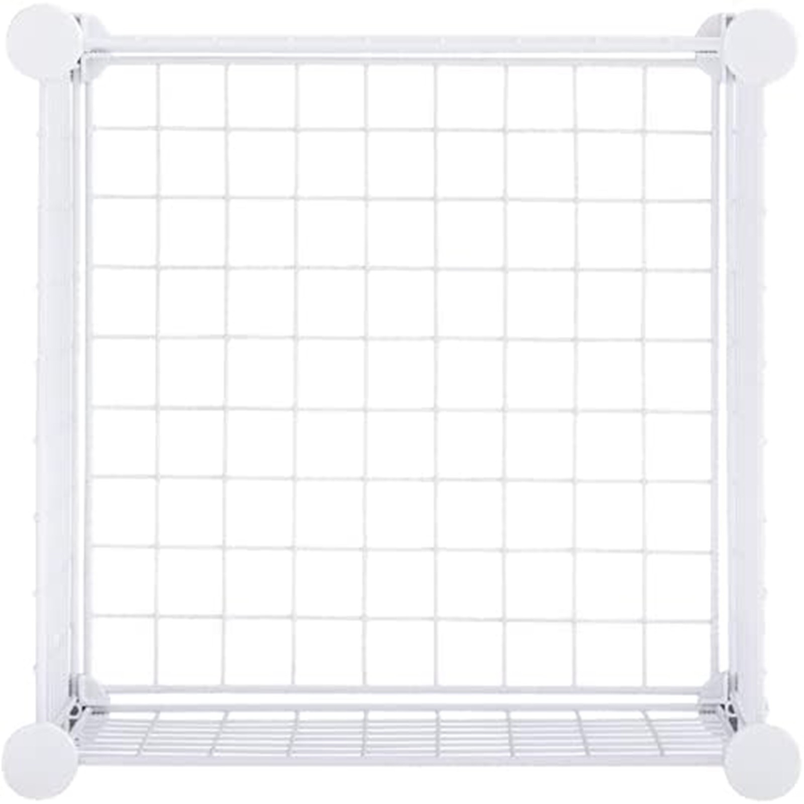 Rubbermaid 3 Piece Storage Stackable Cube Set, Multi-Use Home Organizers, White