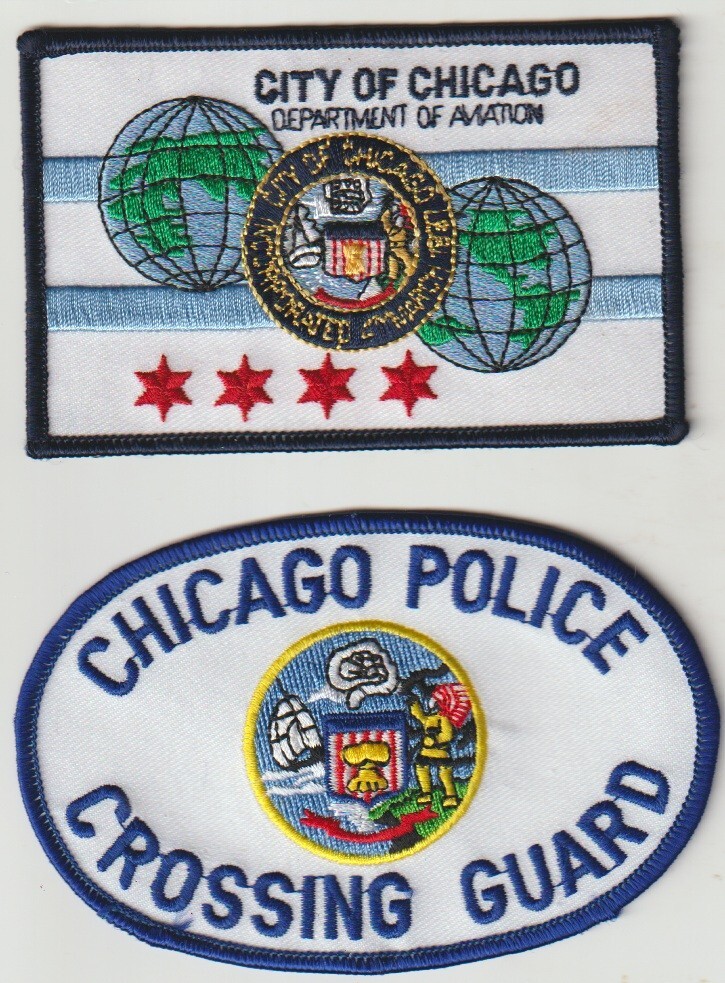Chicago Crossing Guad & Aviation obsolete patches ship from Australia