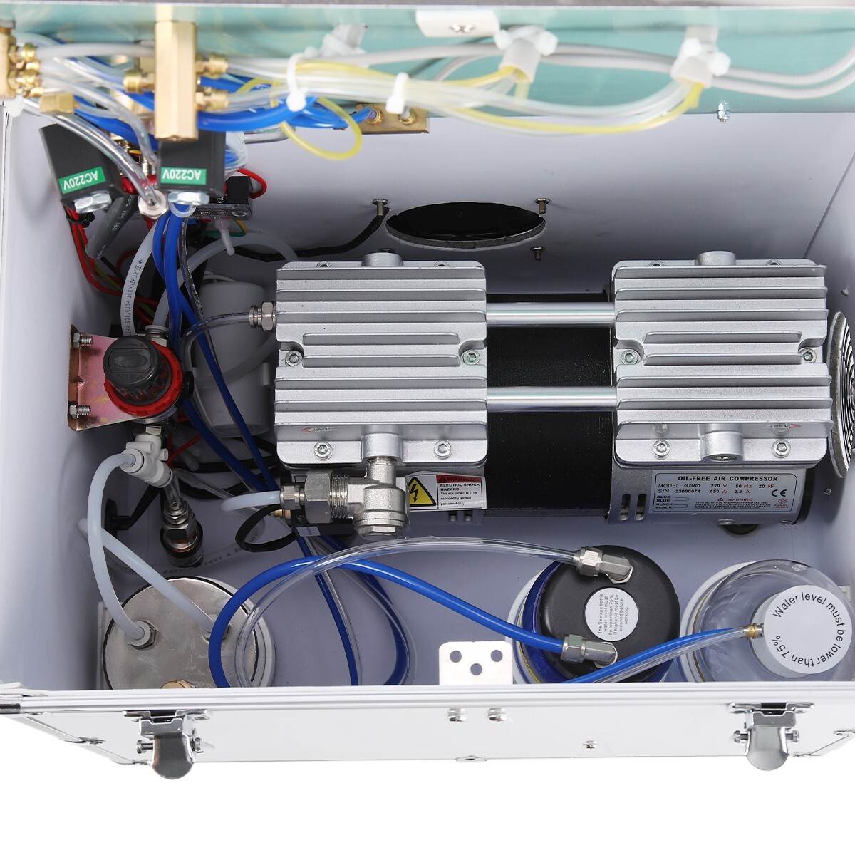 Handheld Dental Delivery Unit Enhanced Air Compressor Syringe Suction System