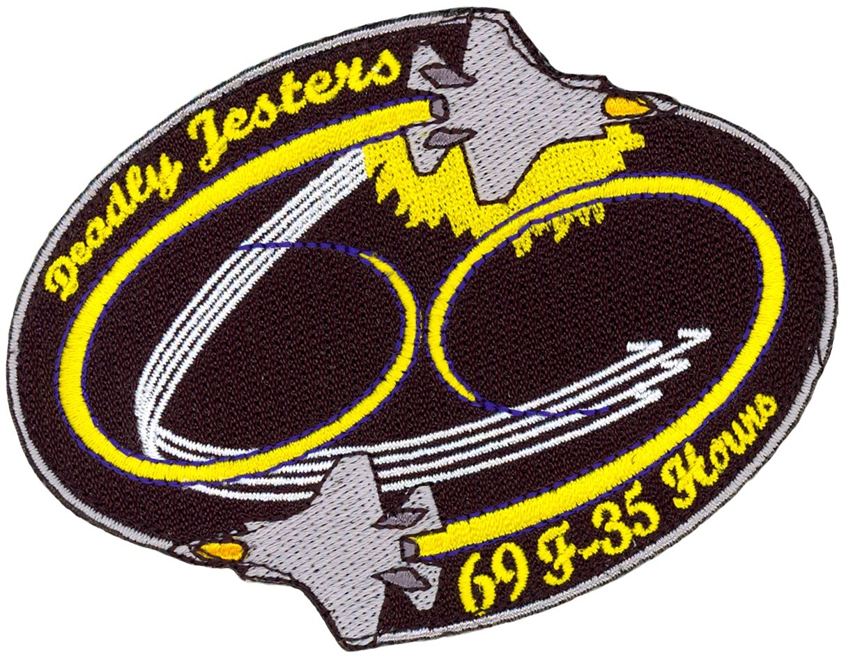 USAF 461st FLIGHT TEST SQUADRON – 69 F-35 HOURS PATCH