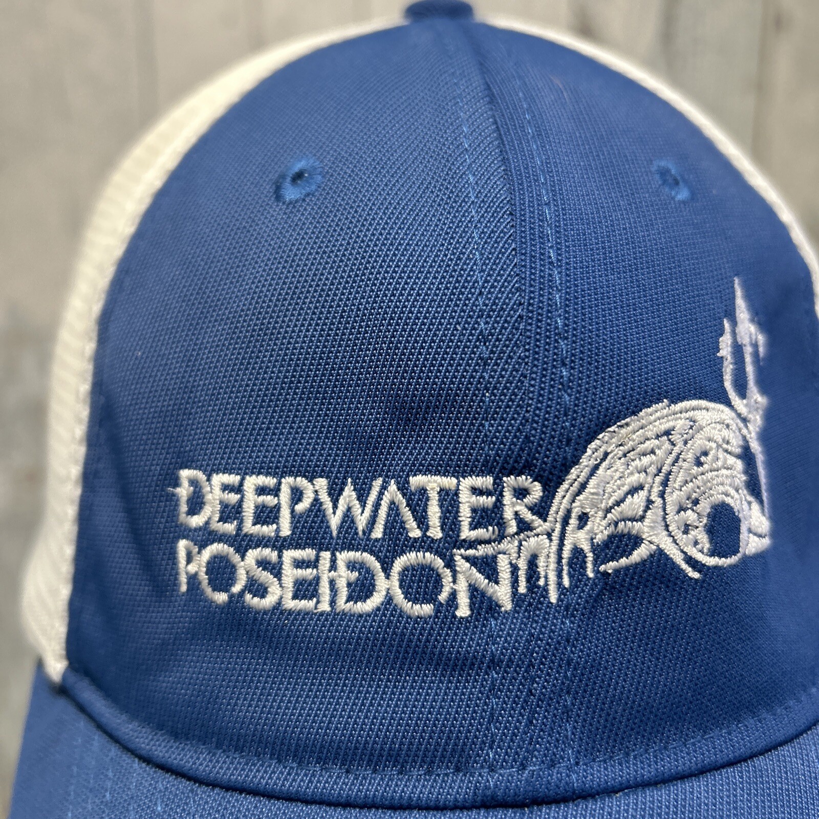 Nike Golf Stretch Fit Hat Mesh Back. DeepWater Poseidon Logo