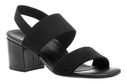 ABEO Womens KIRBY Sandals Rhinestone Back Strap Slip Resistant Arch Support NIB