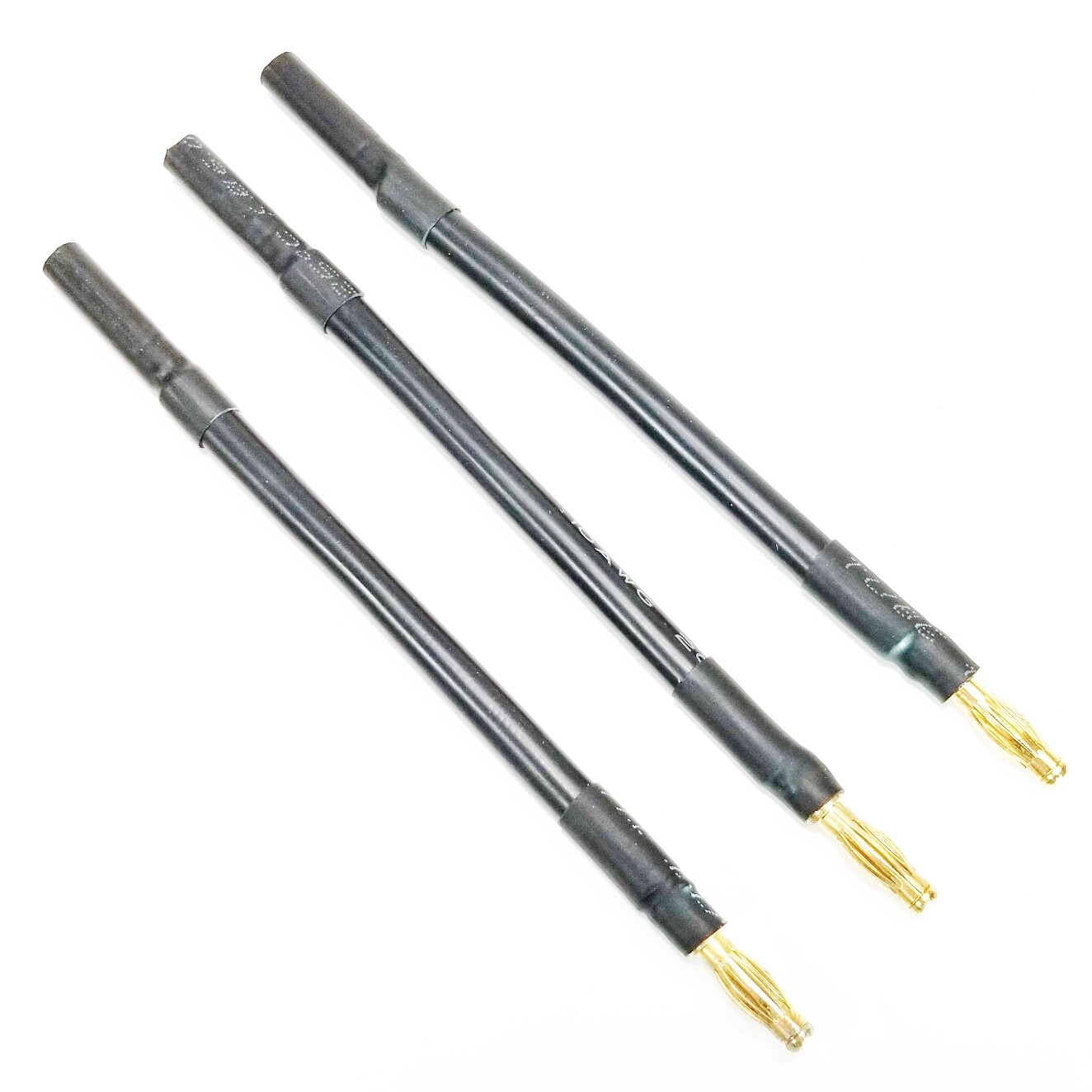 RCP Motor Wires 4mm Male to 4mm Female Brushless Motor Wire Extensions 3 or 6"