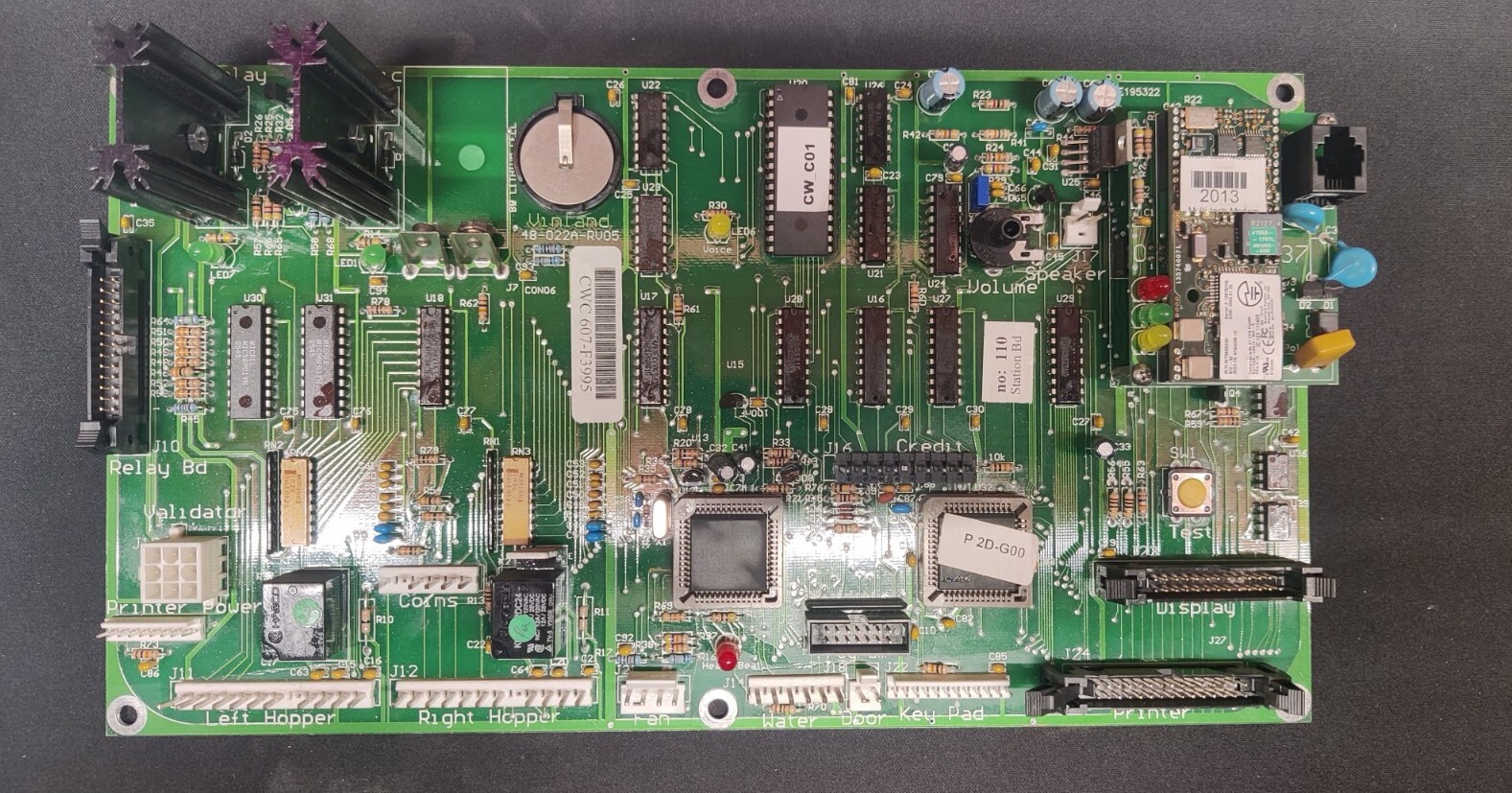 American Changer Logic Board PCB AC8060.1 TokenStation 48-022A-RV05