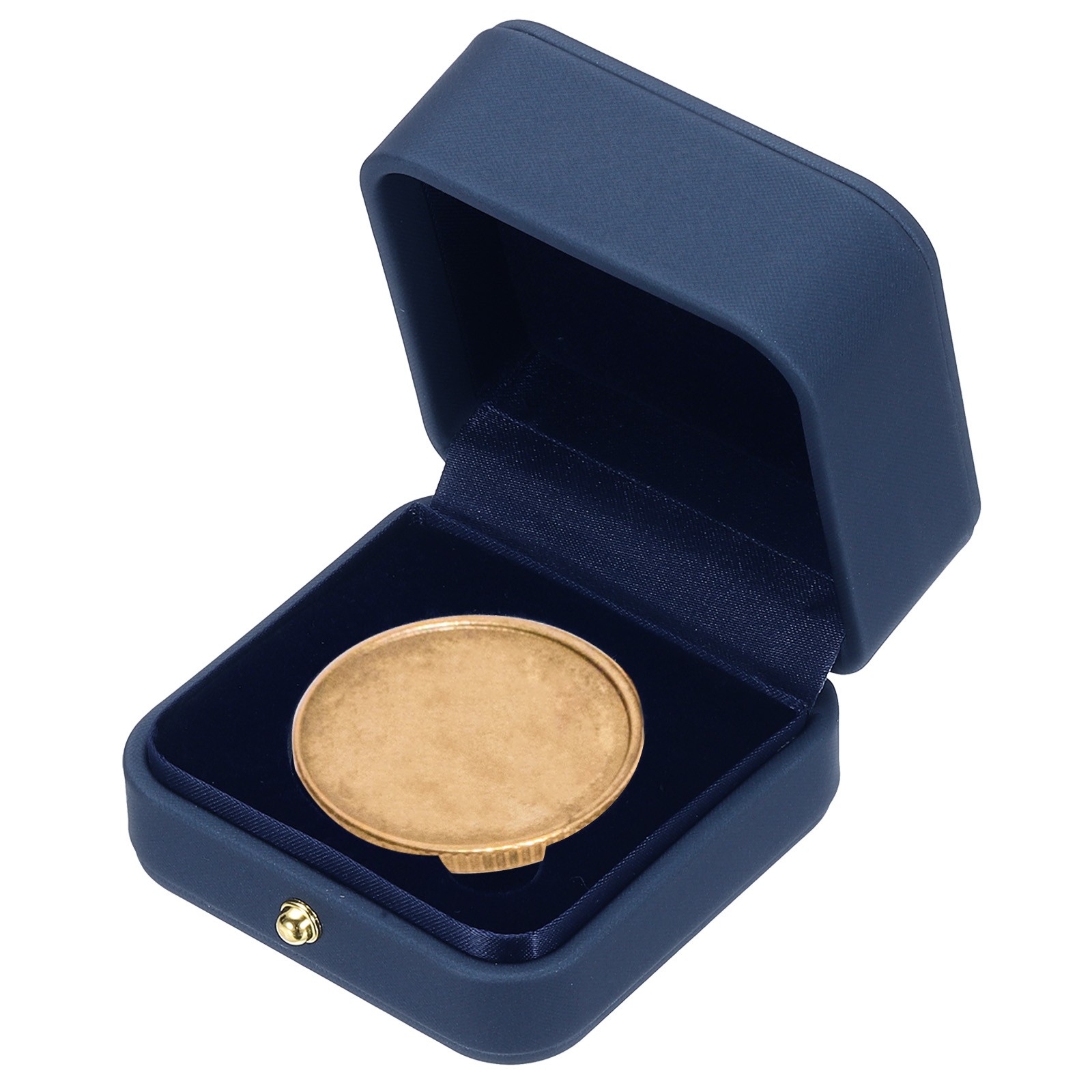 Coin Display Box, Coin Presentation Display Box Fit 45mm Coin, Blue