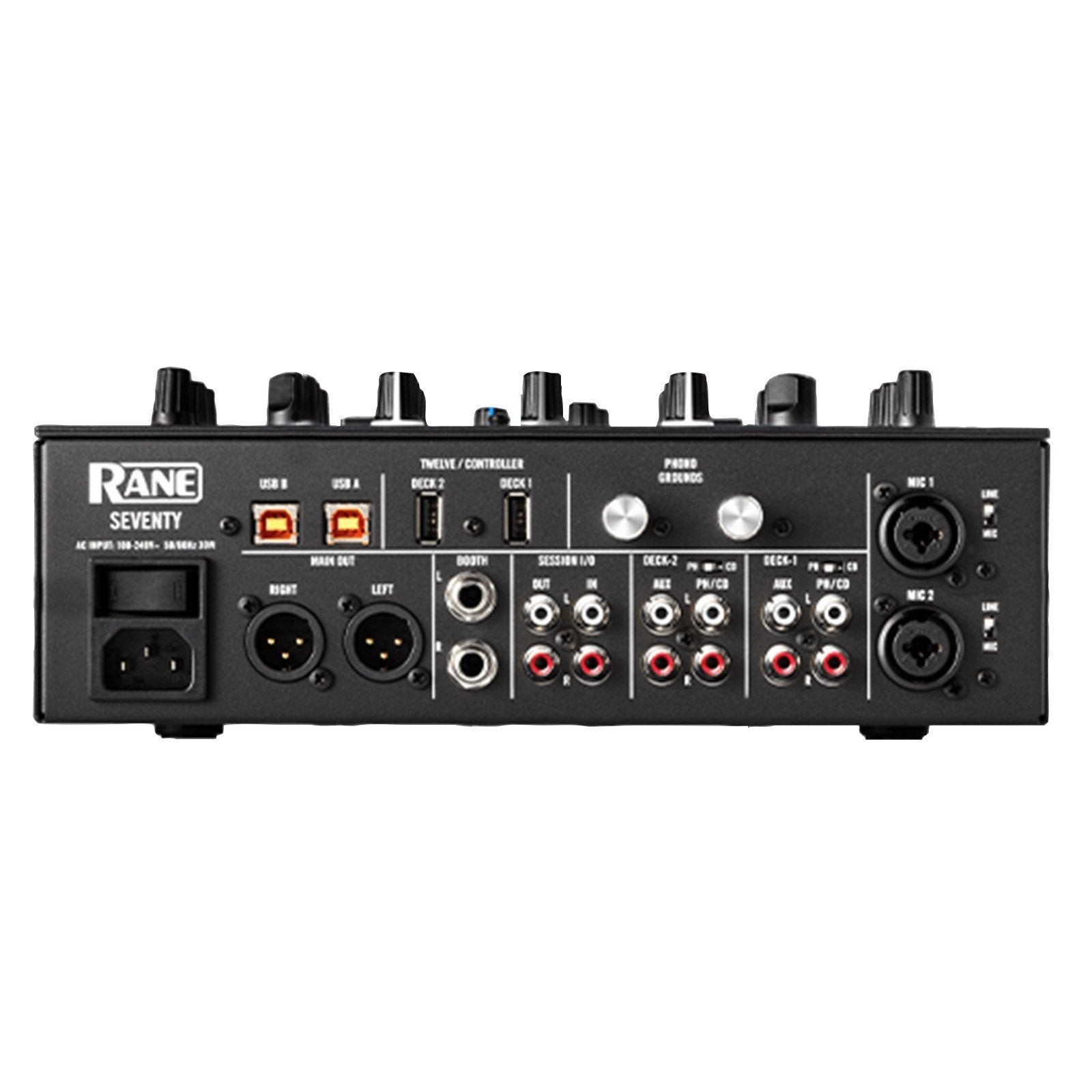 Rane Seventy DJ Mixer + ProX Case Black